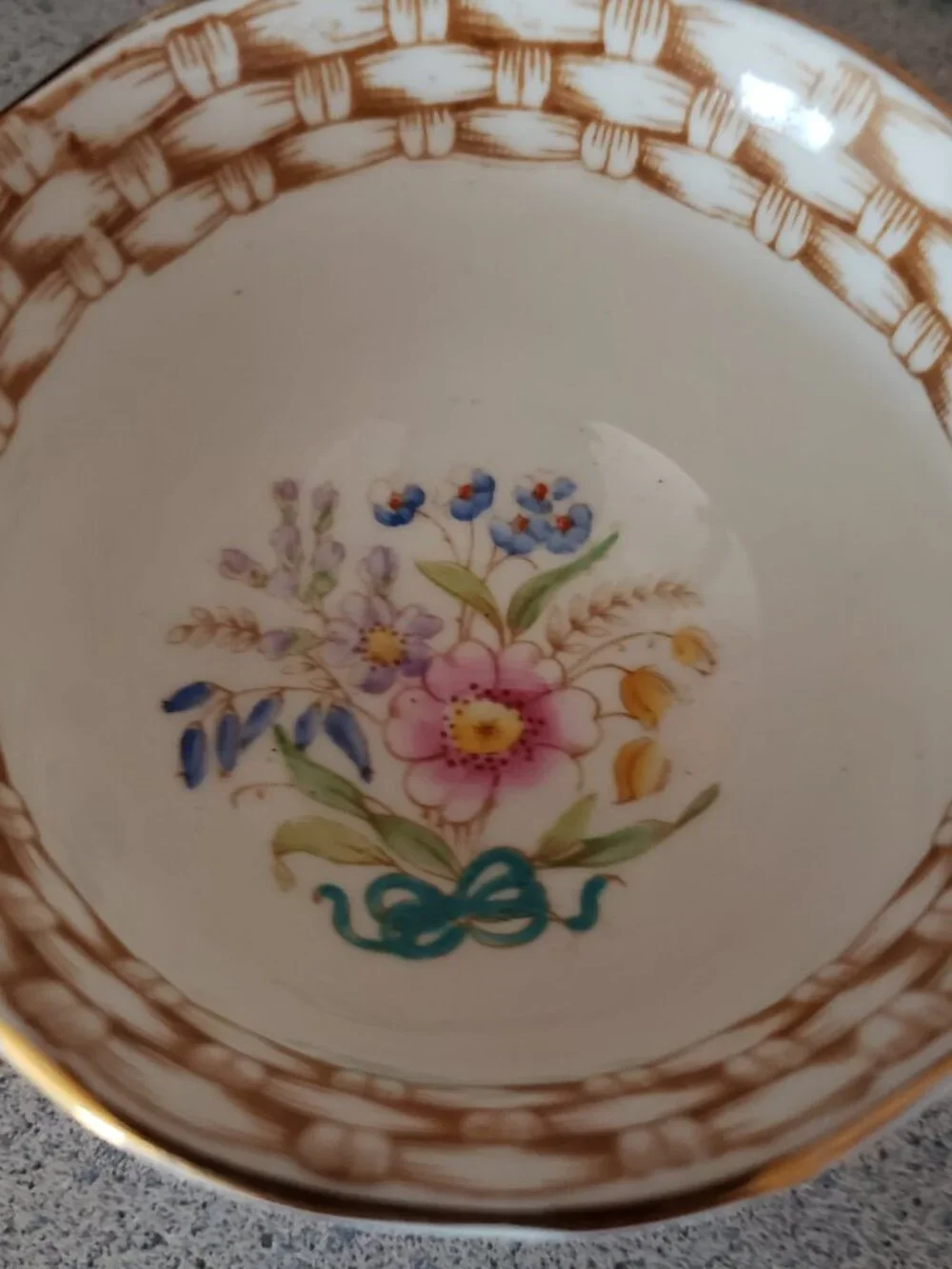 Royal Albert Footed Cup Torquay Yellow